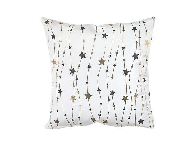 PILLOW WITH GOLD FOIL (STARS) 18"x18"